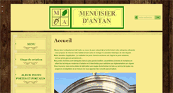 Desktop Screenshot of menuisierdantan.com